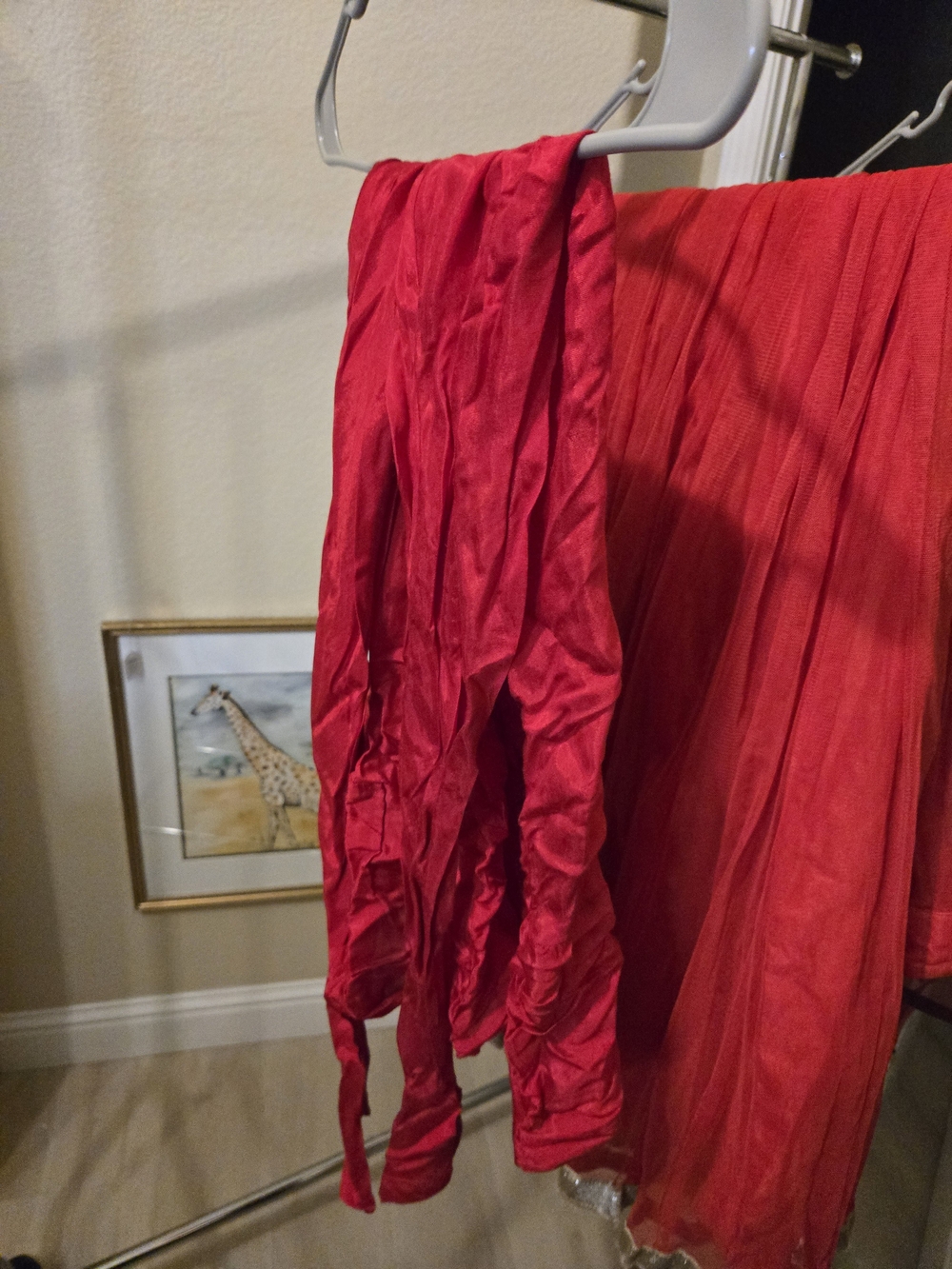 Sari Skirt/pant/shawl Set - Picture 3 of 3